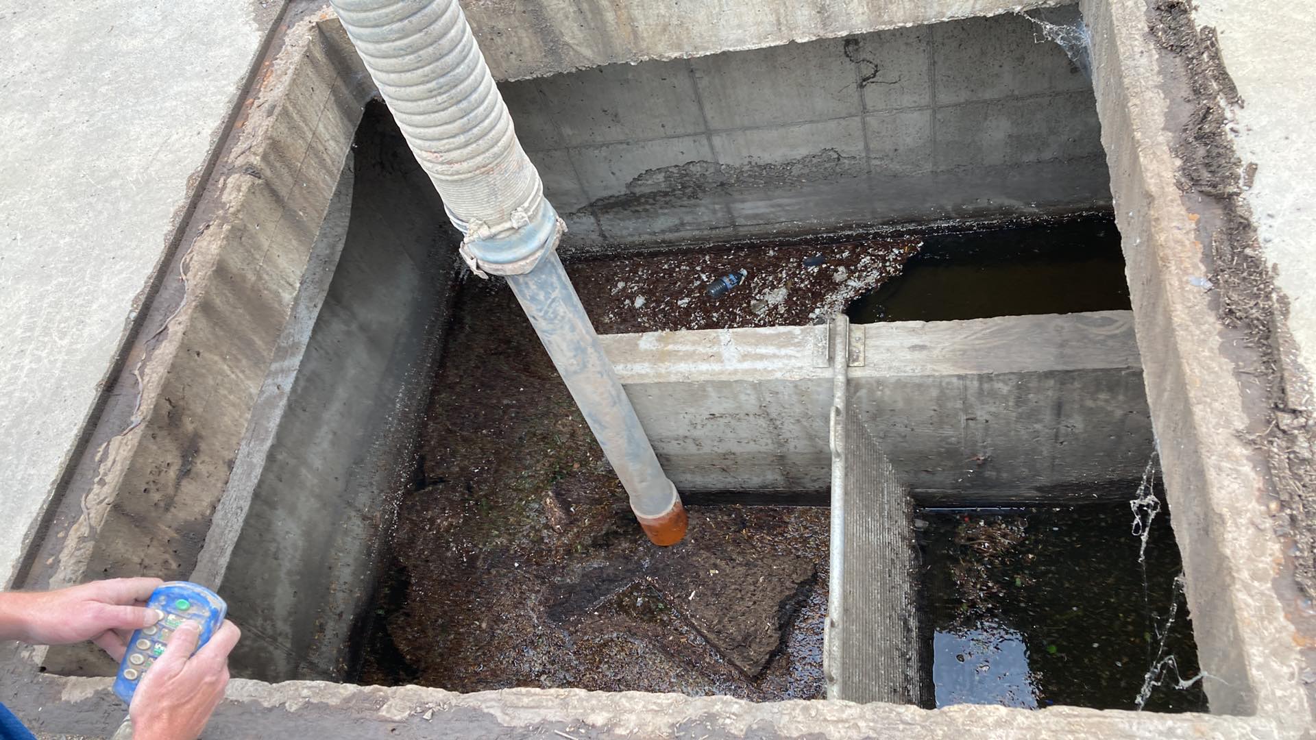 Municipal storm drain vault