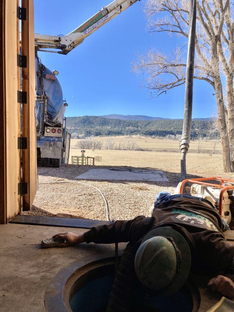 Ranch pump house cleaning.  Ranch irrigation vault cleaning.