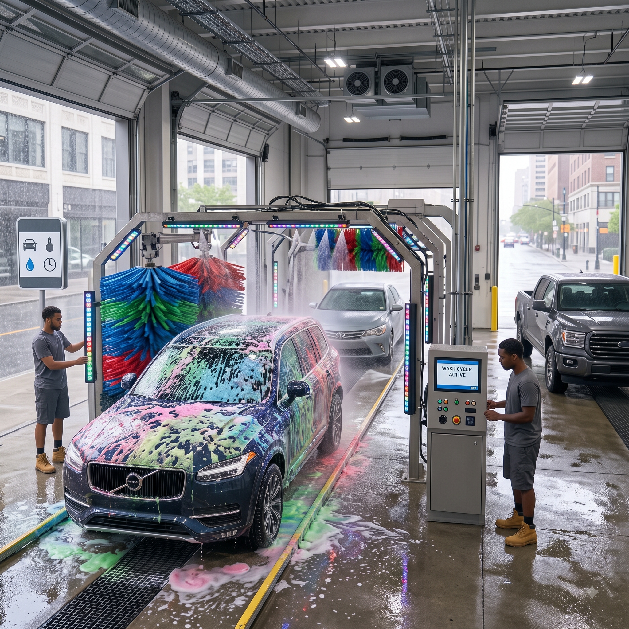 Car Wash Running